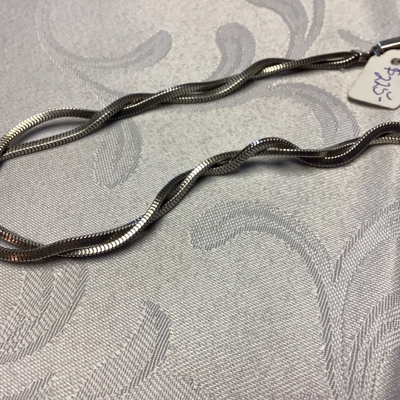 Braided twist RARE & UNIQUE STERLING NECKLACE - Picture 4 of 9